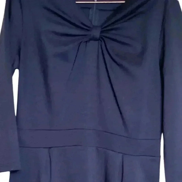 (2 for $15) MIUSOL Women's Blue Dress- Midi- Size Large - with Bow - Picture 12 of 14